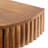 Kristie Half-circle Mango Solid Wood Floating Shelf with Drawer-854511534