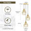 Brasstown 3 - Light Gold Cluster Pendant