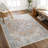 Beliveau Kips Bay Oriental Machine Woven Area Rug in Orange/Light Blue/Beige-70927116
