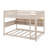 Bunk Bed With Integrated Shelving, Customizable Lights And Ventilated Panel-653815943-653815942