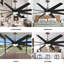Ariella - Ventilateur de plafond à huit pales - DEL intégrée-103363388-103363384