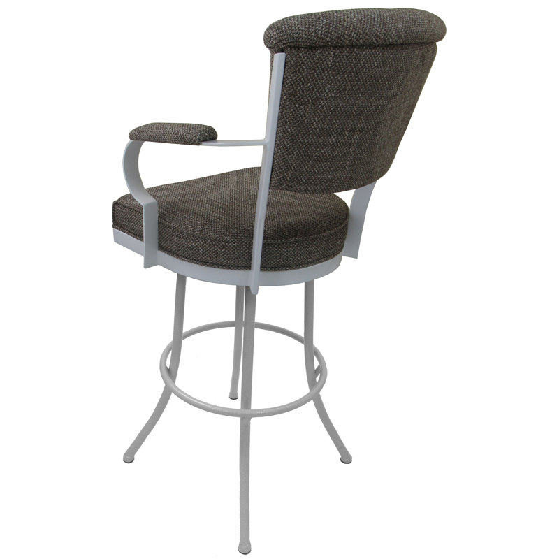 Tabouret pivotant Ivette, Blanc