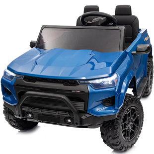 Voiture électrique 4 places à 2 places pour enfants, camion à jouets 24V 10Ah pour grands enfants avec télécommande, moteur 4 x 200W