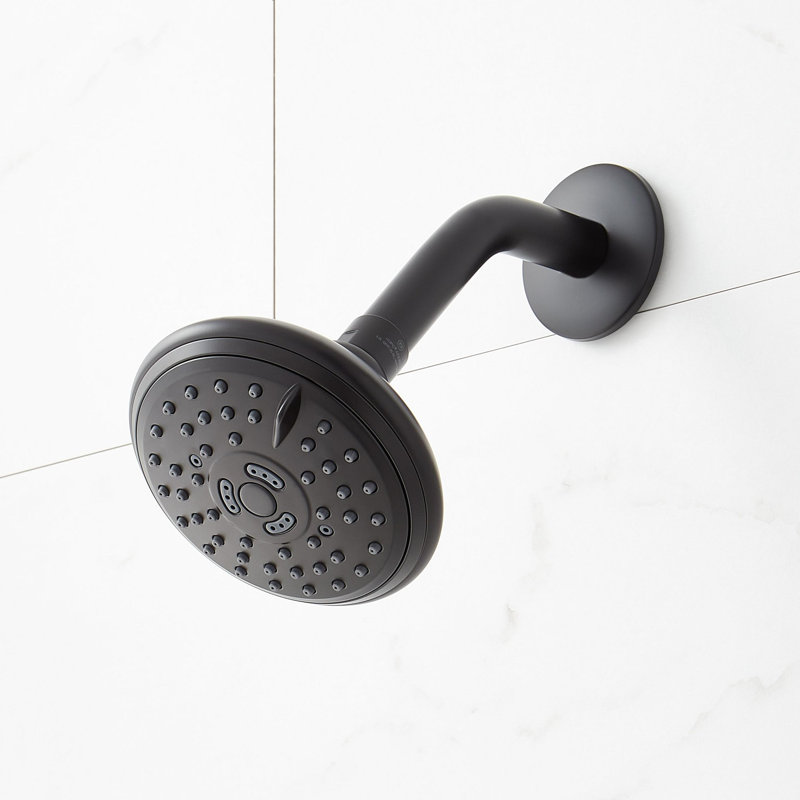 Provincetown Pressure Balance Tub and Shower Set, Matte Black