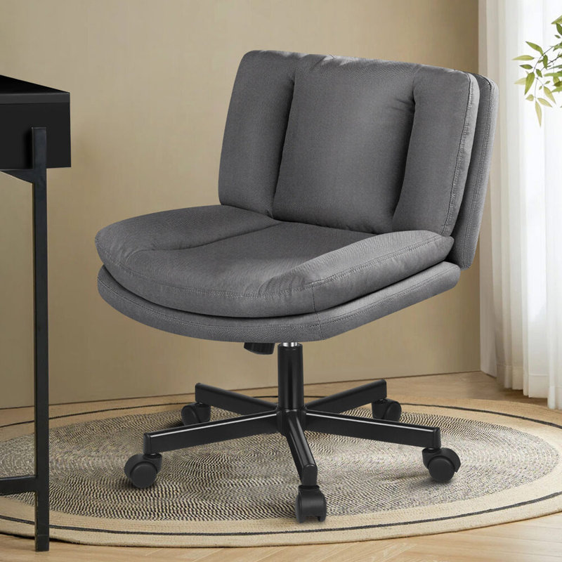 Office Chair, Linen White