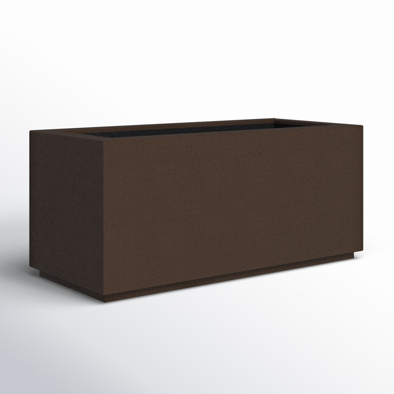 Argentine Trough Planter, Chocolate Brown