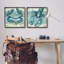 «Rustic Crab Northpoint Lobster» par Paul Brent - ensemble de 2 peintures sur bois-1297889860-1297889865