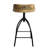 Kohlmeier Industrial Style Counter Height Stool with Adjustable Swivel Seat-1194784112