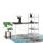 Reversible Smart Workstation Wooden Desk