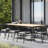 Claudia 8 Seater Rectangular Teak Dining Set in Graphite-1253453472