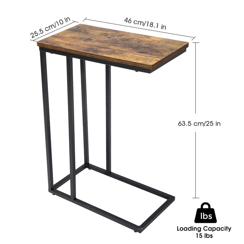 Blissany C Table End Table, Rustic Brown