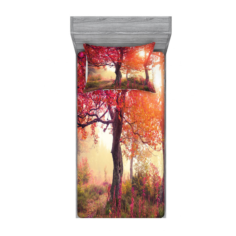 Microfiber Sheet Set, Twin XL Sheet Set with Fitted Sheet