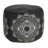 18" Black 100% Cotton Ottoman