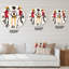 Silhouettes de femmes afro-américaines I - horloge murale moderne-60327511