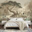 Papier peint Misty Landscape Cranes Pond-585584111-585584105