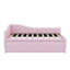 Twin Size Upholstered L-Shaped Upholstered Daybed With Trundle-23119511