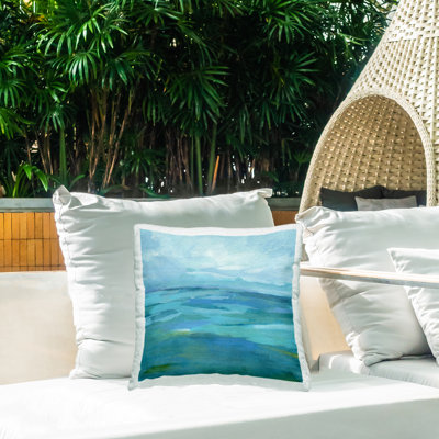 Coussin bleu Blue Ocean