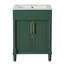Meuble-lavabo de salle de bain avec lavabo en céramique intégré-811614966
