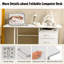 Ryilee Foldable Steel Writing Desk