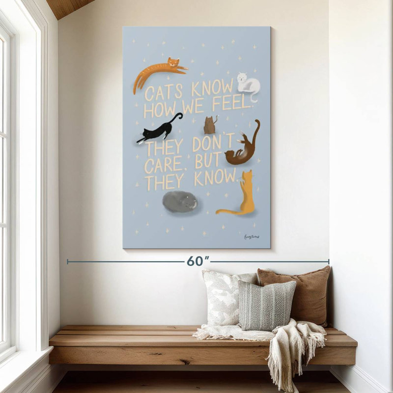 Ode To Cats, 51" H x 34" W