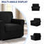 Stretch Separate Box Cushion Armchair Slipcover-1439288720
