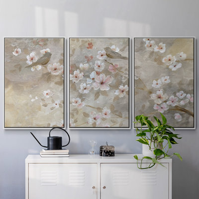 «Early Spring», reproduction sur toile 3 pièces