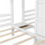 Lit superposé simple au-dessus de simple et simple avec escalier intégré et tiroir de rangement, blanc-1123134728