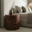 Ensemble de 2 tables basses gigognes rondes, table d'appoint en forme de souche d'arbre, sans assemblage, table d'appoint pour le salon, décor de maison de campagne moderne Wabi-Sabi