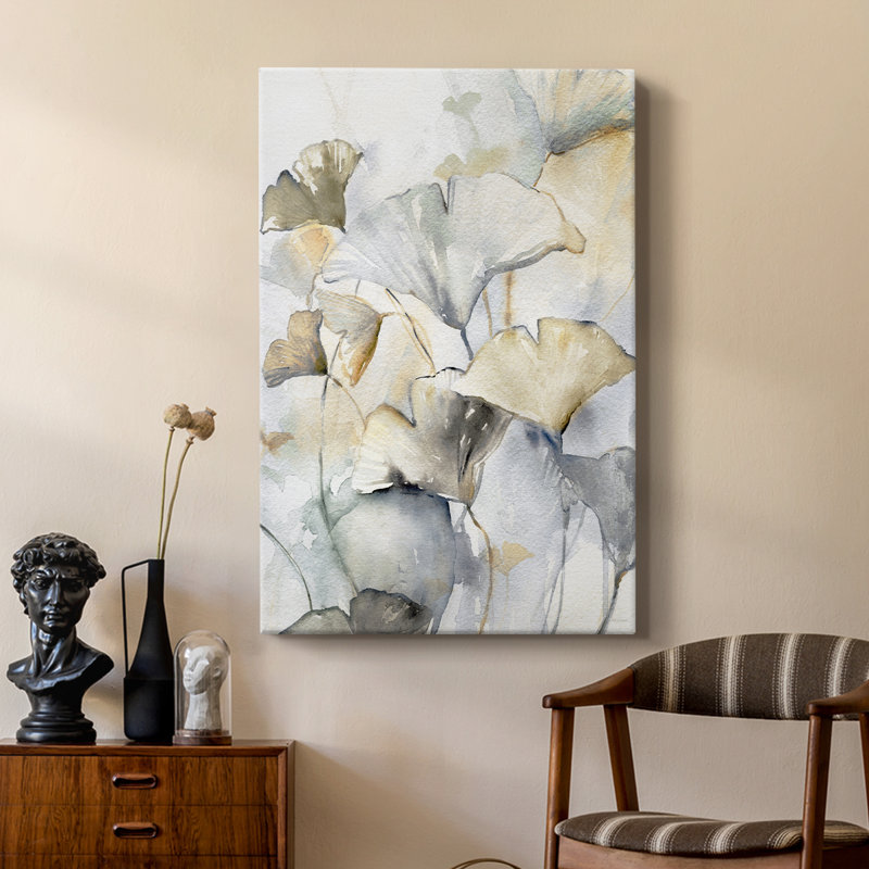 Gracieusement Ginkgo I - galerie Cavas personnalisée, H 27 po x l 18 po