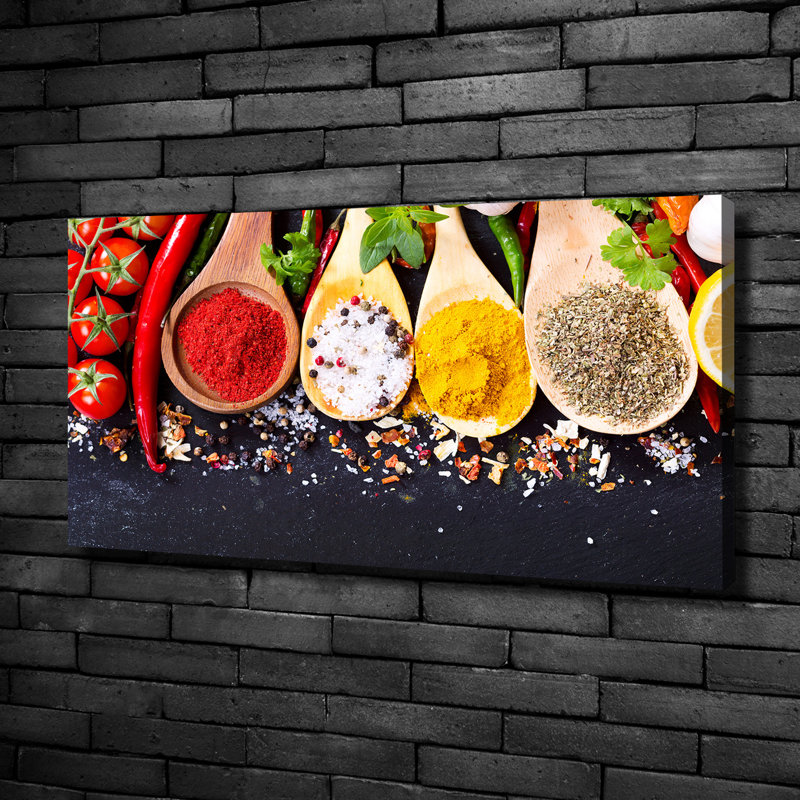 Mix Of Spices - No Frame Print on Canvas