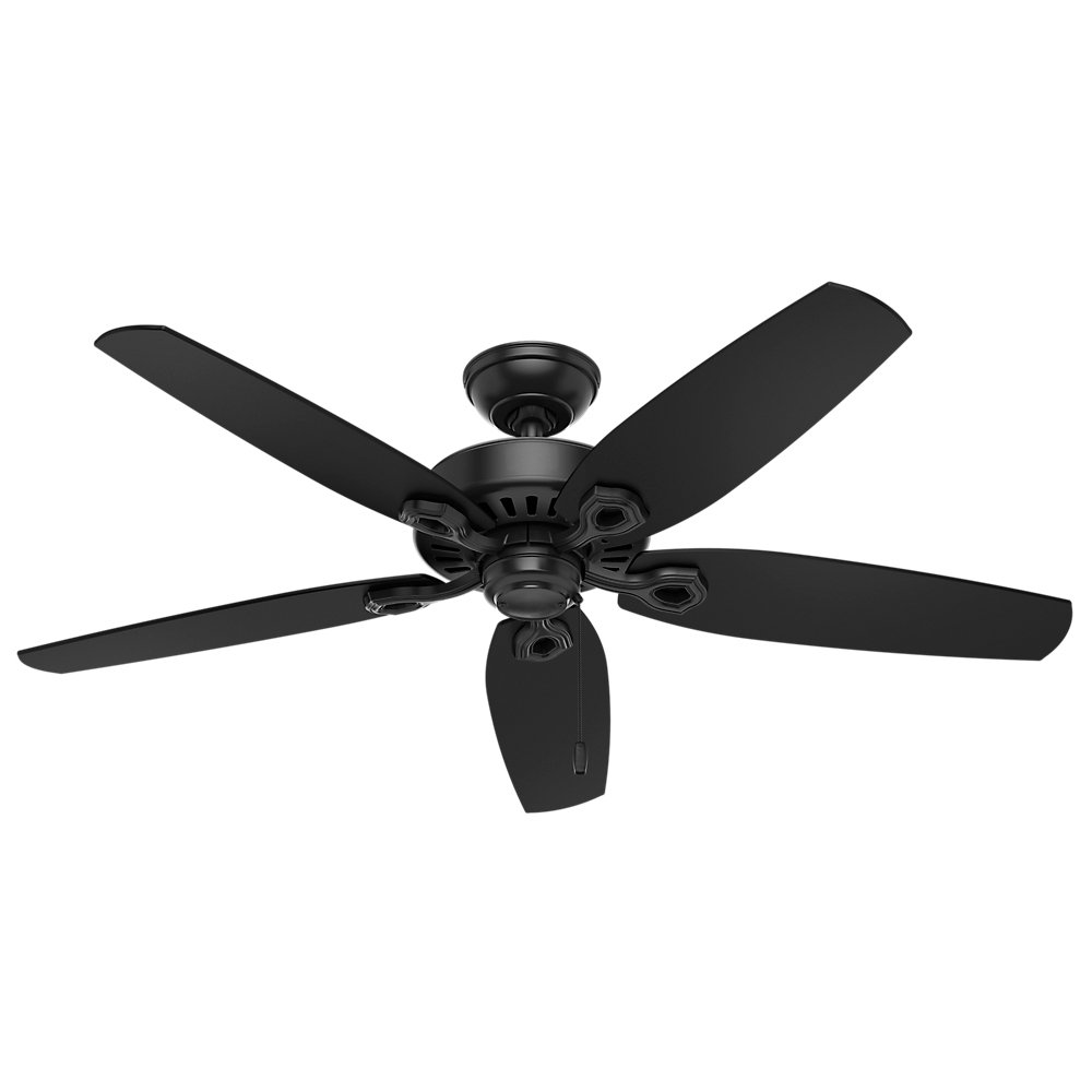 52" Builder Elite 5 - Blade Outdoor Standard Ceiling Fan with Pull Chain Hunter Fan 