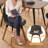 Bishaan Tufted Faux Leather Upholstered Swivel Kitchen Dining Side Chairs-1050281700