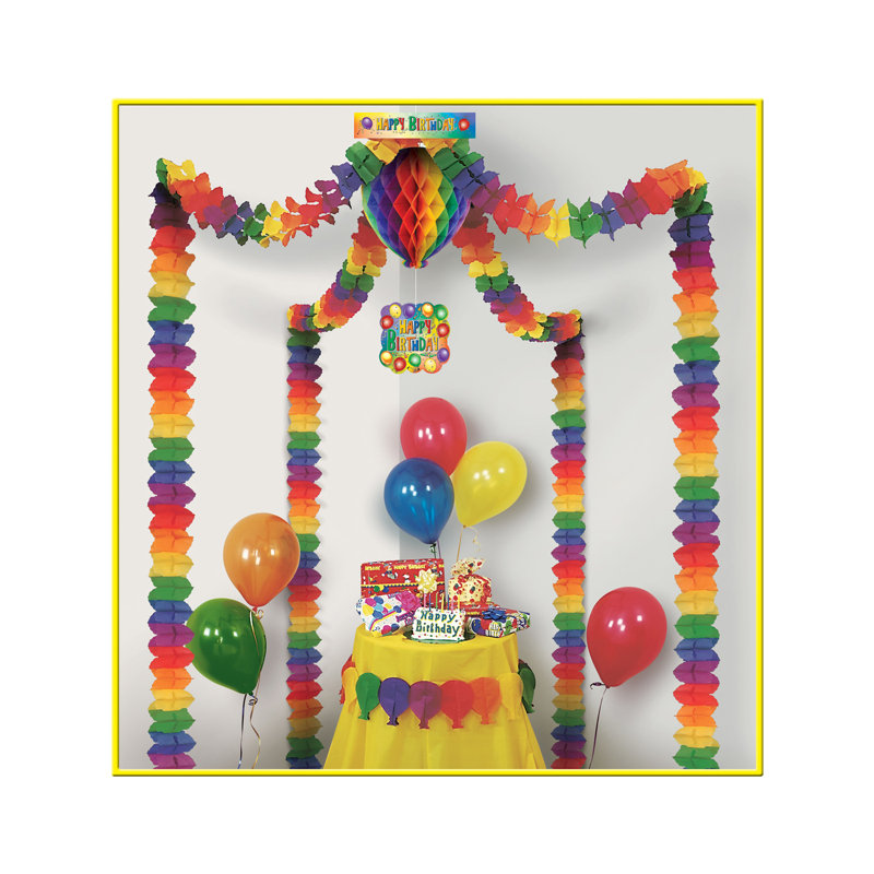 Décoration murale fêtes joyeux anniversaire