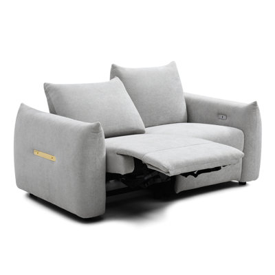 Power Lift Recliner , Gray Chenille Upholstery, Easy To Use Sleeper Couch With Electric Lift, Medium-firm Seat -