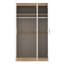 Fully Assembled Contrast 2 Door Wardrobe