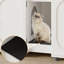 Double Cat Litter Box Furniture, Large Cat Litter Box Fence With Cat Litter Pad-1908902736