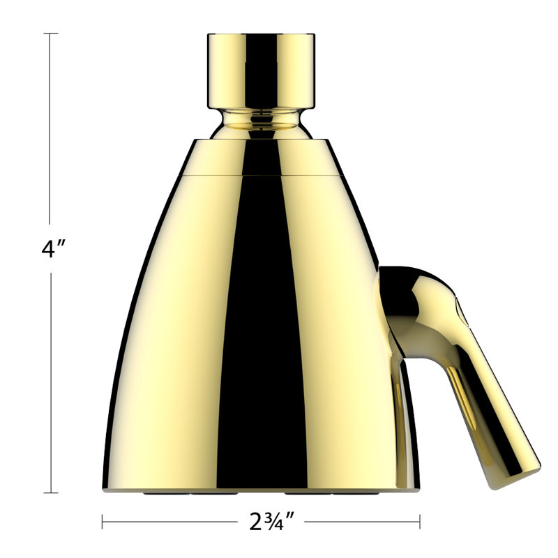 Tête de douche multifonction Icon Anystream, Laiton poli, 2.0 GPM