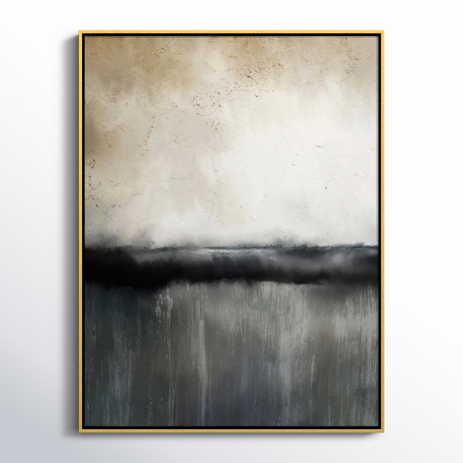 Sunset by Kimberly Allen Print, Picture Framed Canvas, 41.5" H x 31.5" W, Gold