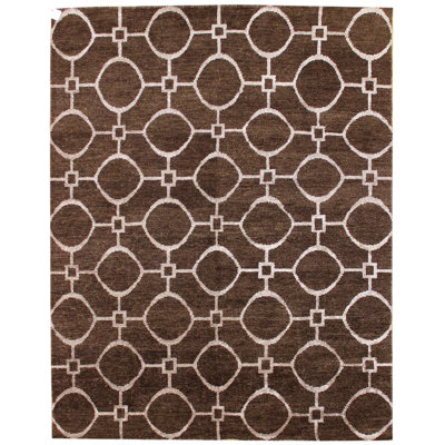 Semicircle Geometric Indoor Rug