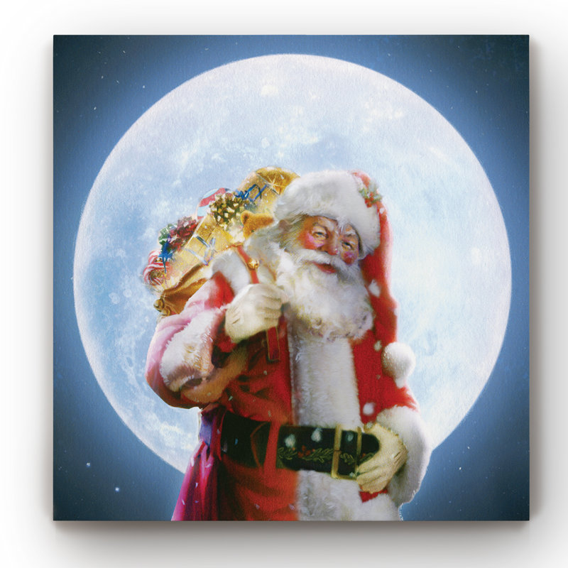 « moonlight delivery », impression sur toile tendue, H 32 po x l 32 po x P 1 po