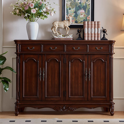 Walnut Solid + Manufactured Wood Shoe Storage Bench