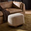 Bilbury Oval Ottoman-Taupe Shearling-38183006-38183007