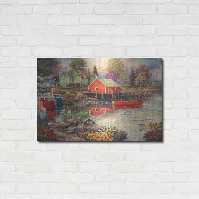 «Quiet Cove» par Chuck Pinson, H 24 po x l 36 po