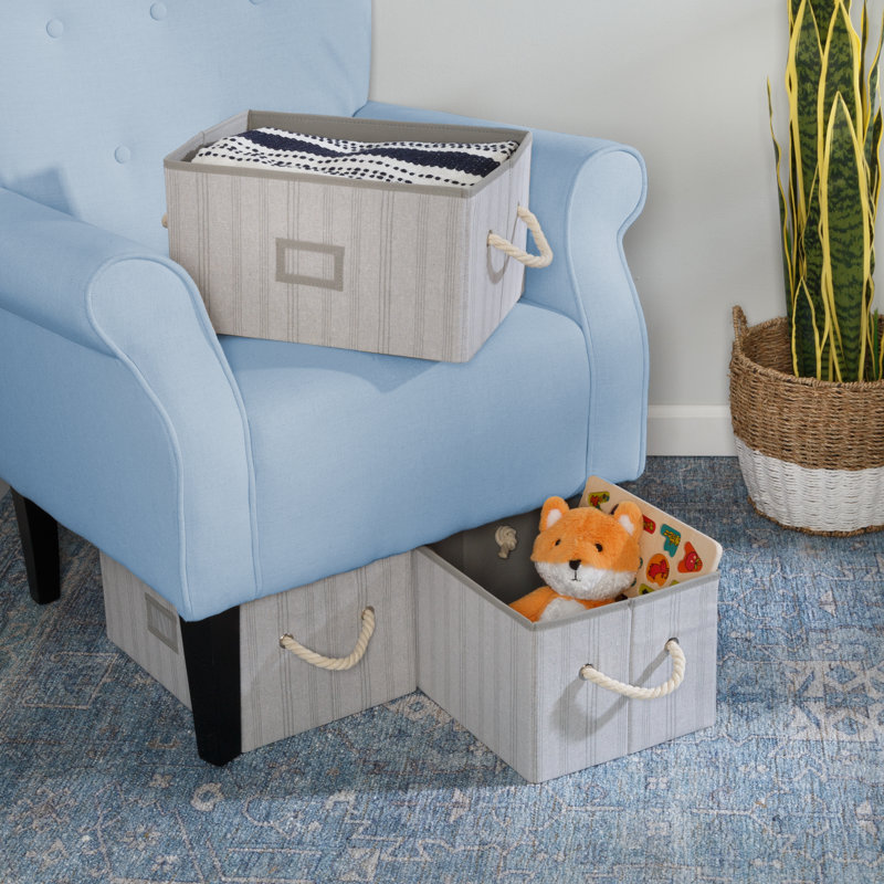 Breakwater Bay Fabric Decorative Bin