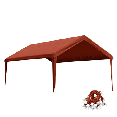 Abri d'auto 12 x 20 pi, housse de remplacement pour abri d'auto (toit non inclus)