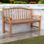 Solid Wood Teak Outdoor Bench-2032078781