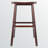 Zavala Walnut 3-Piece High Dining Set with Saddle Seat Bar Stools