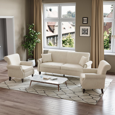 Arian 3 Piece Sofa Set