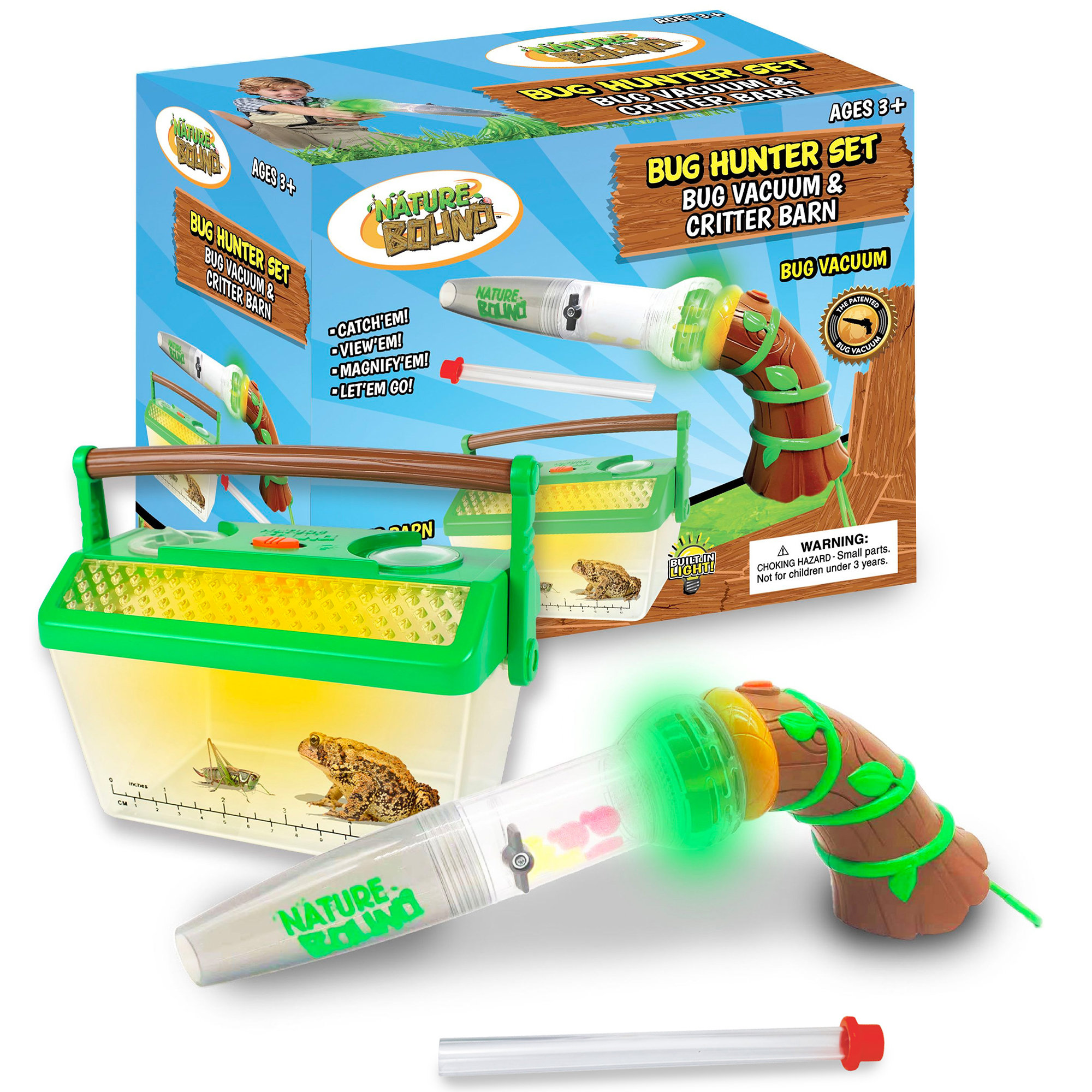 Thin Air Brands Nature Bound: Bug Hunter Bundle Set - Insect Vacuum ...