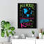 Citation inspirante, art mural Be Kind-238661713